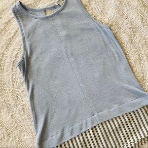 ✨SOLD✨ J.Crew Layered Light Blue Tank, Sz XS